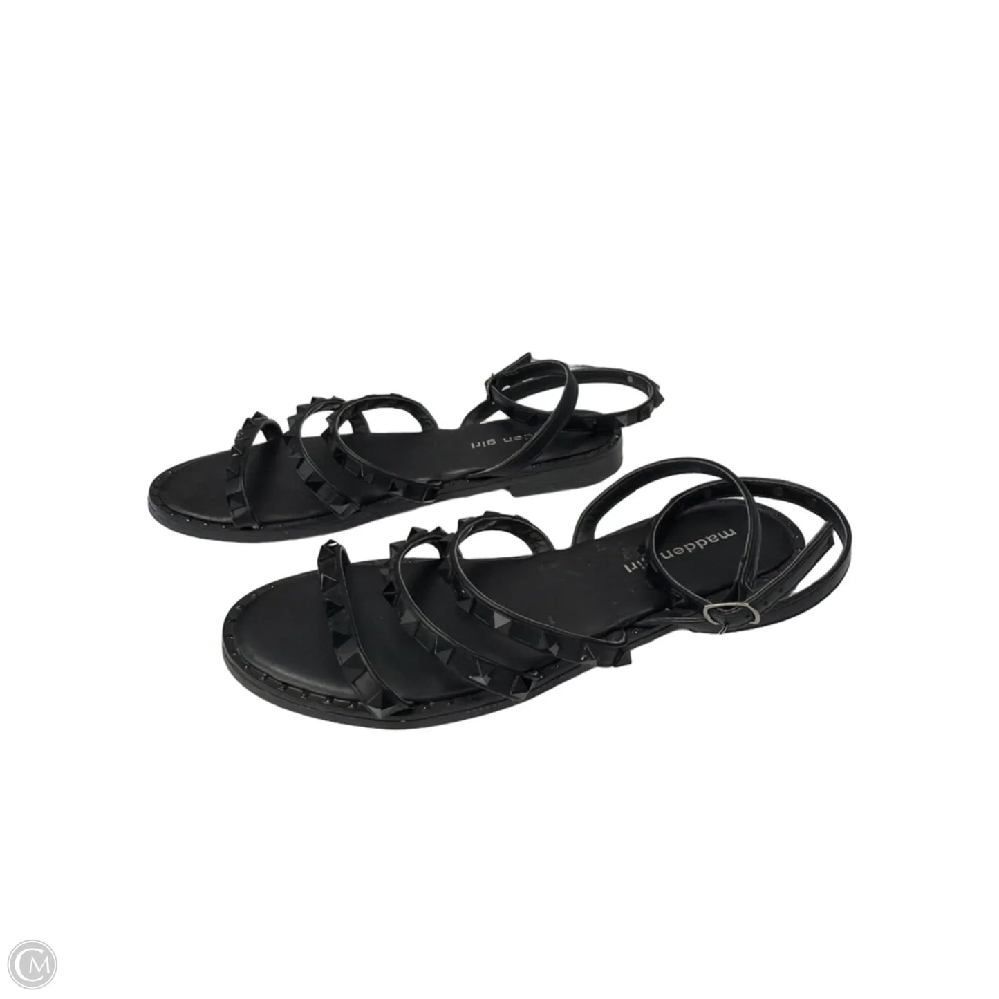 Sandals Flats By Madden Girl In Black, Size: 8