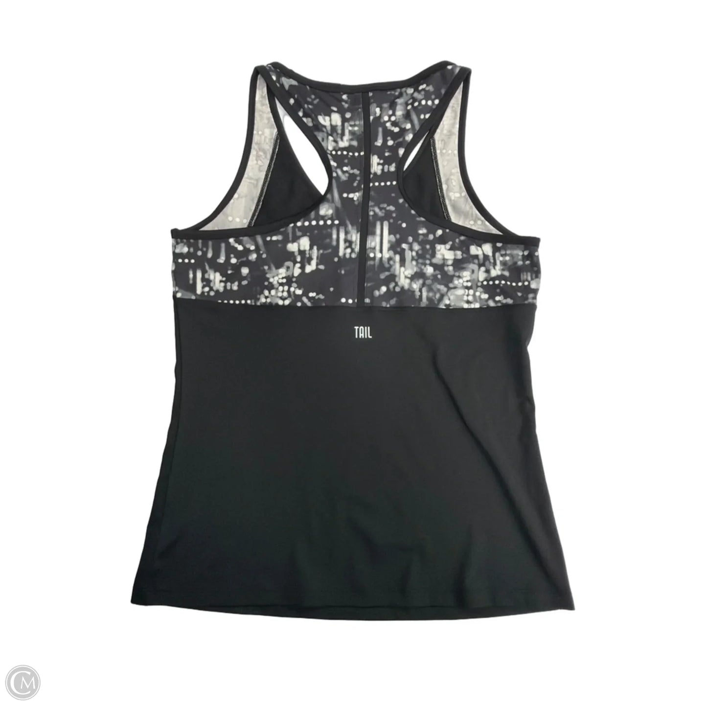 Athletic Tank Top By Tail In Black, Size: M