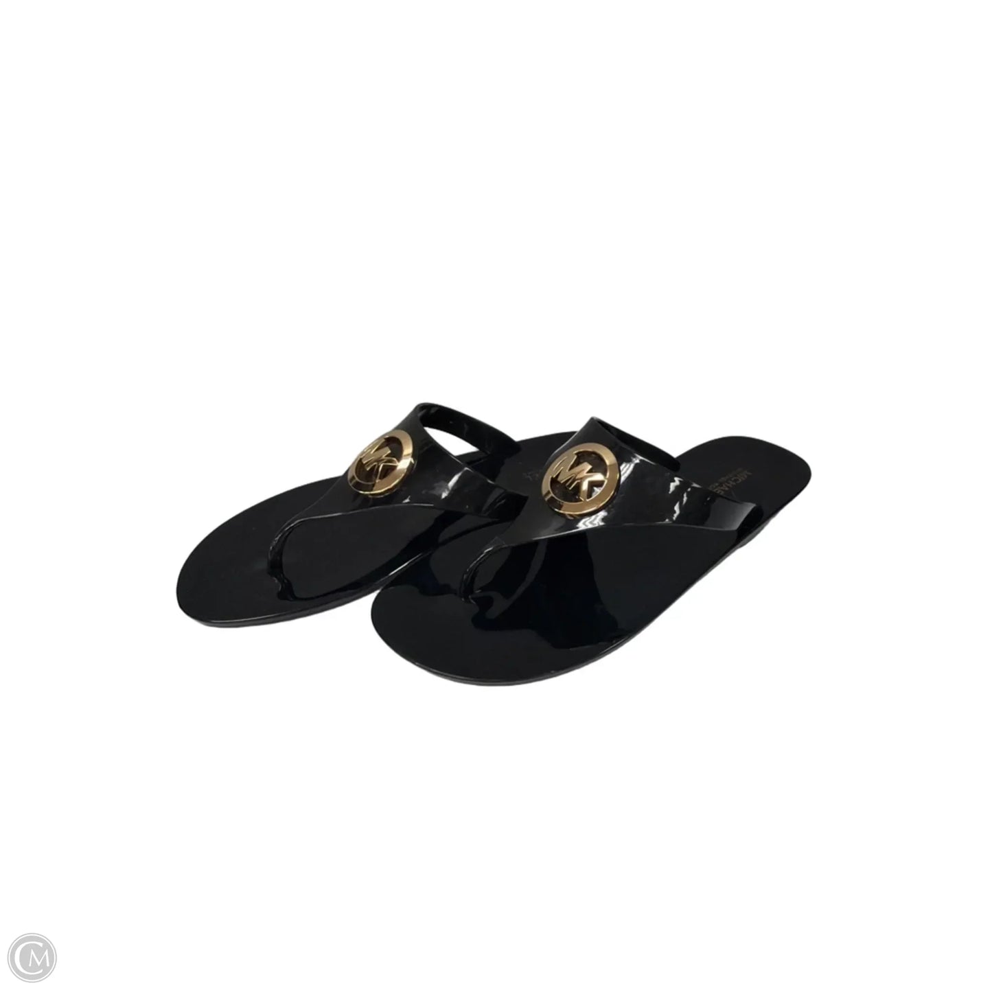 Sandals Flats By Michael By Michael Kors In Black, Size: 8