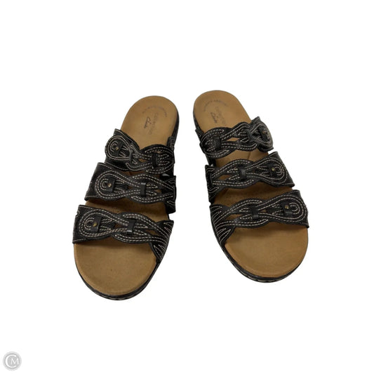 Sandals Flats By Clarks In Brown, Size: 7.5