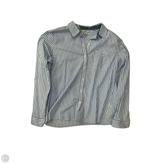 Top Long Sleeve By Croft And Barrow In Striped Pattern, Size: Xl