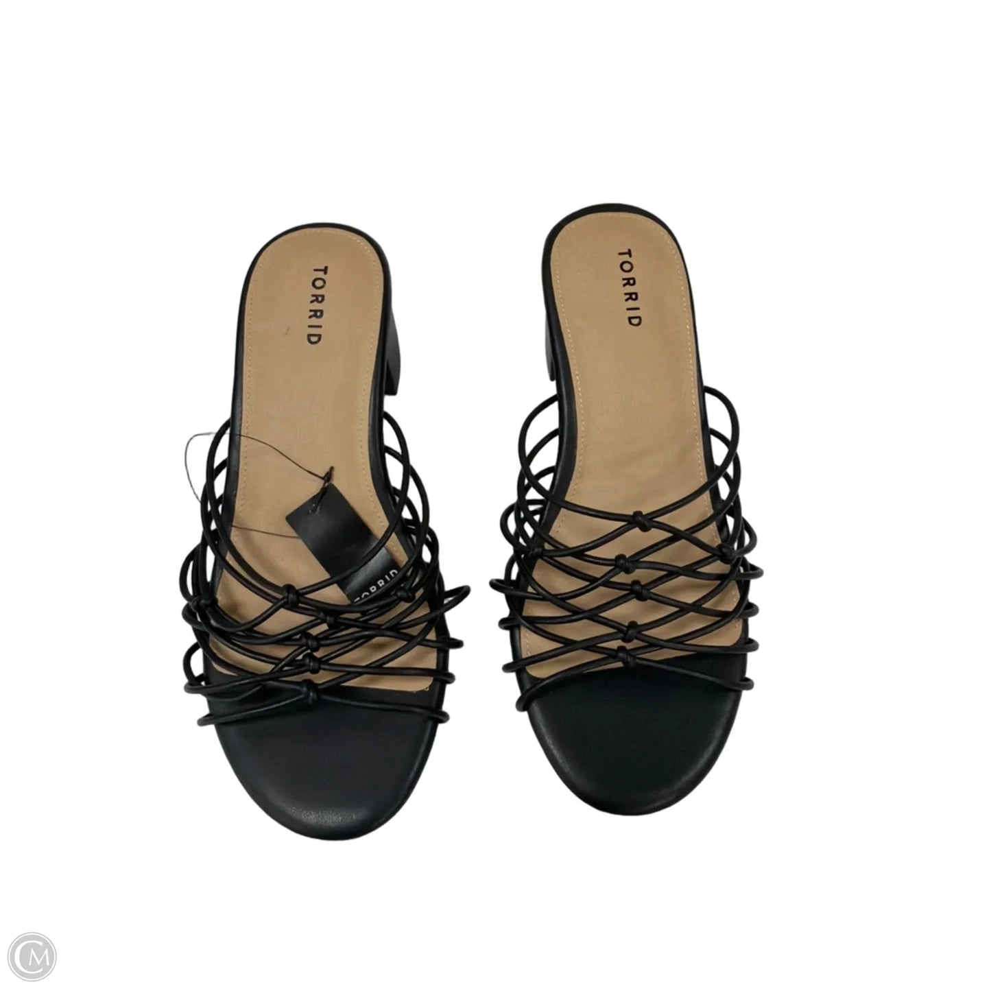 Sandals Flats By Torrid In Black, Size: 12