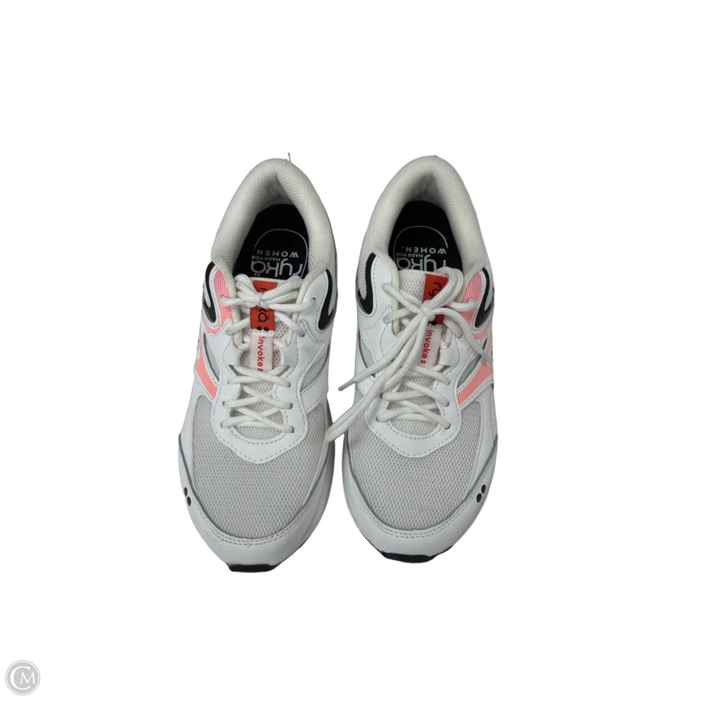 Shoes Athletic By Ryka In Orange & White, Size: 6.5
