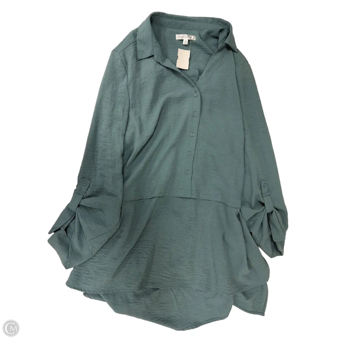 Dress Casual Short By Daily Thread In Green, Size: 1x