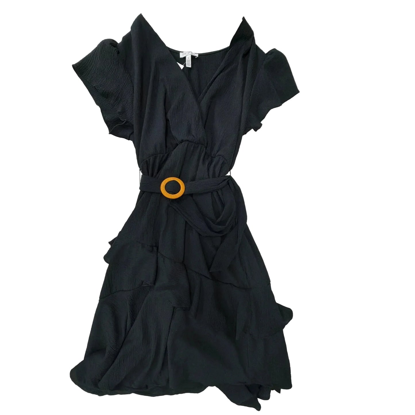 Dress Casual Midi By Sofia By Sofia Vergara In Black, Size: L