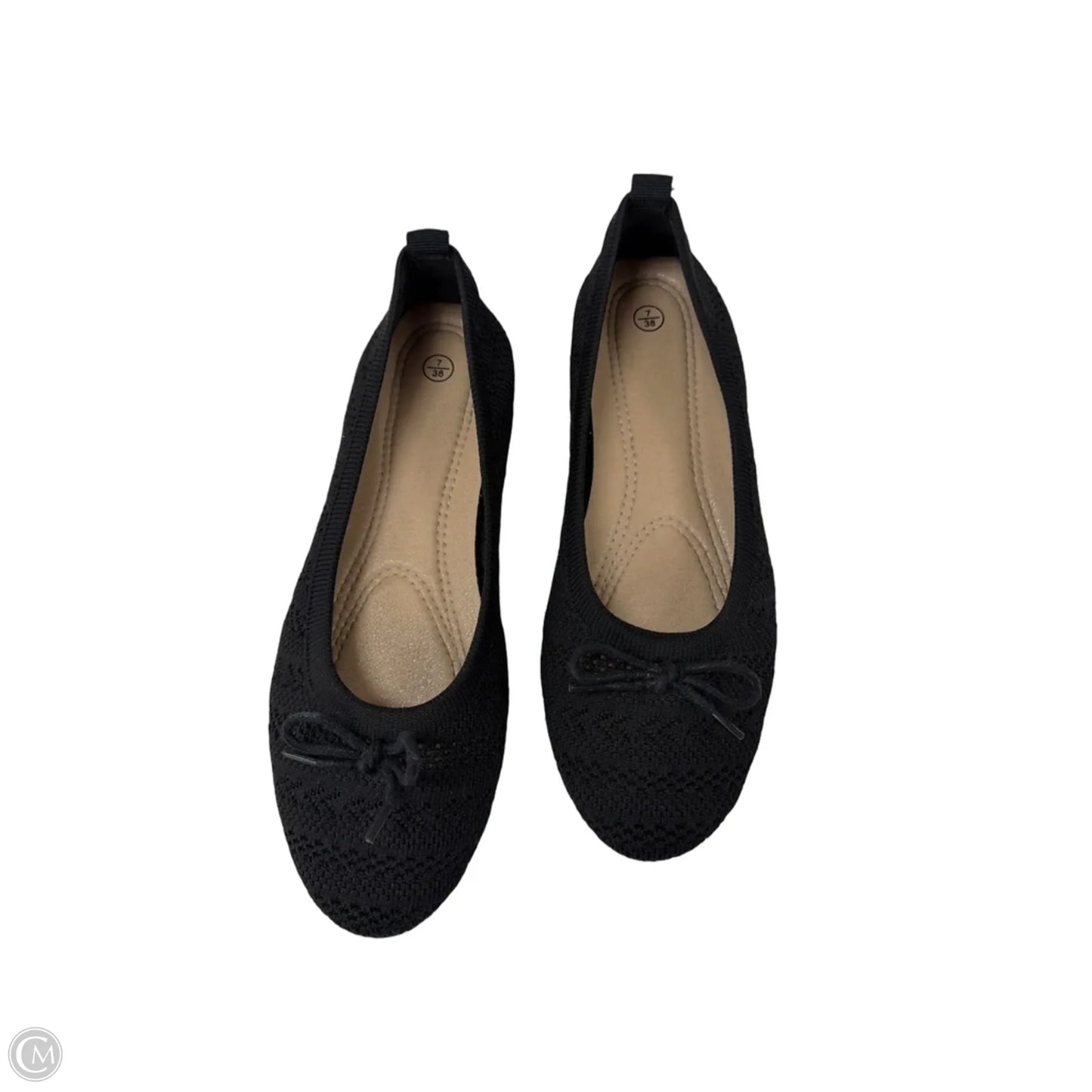 Shoes Flats By Clothes Mentor In Black, Size: 7
