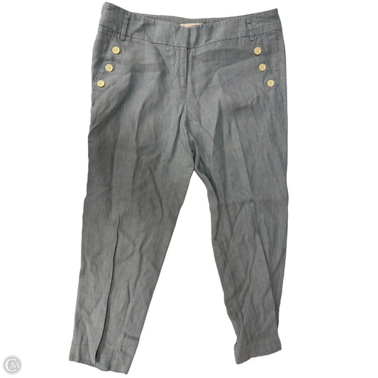 Pants Linen By Loft In Blue, Size: 10