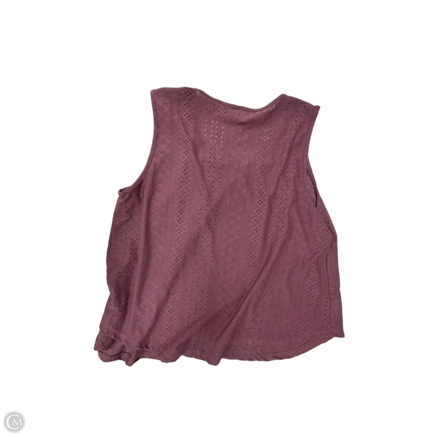 Tank Top By Clothes Mentor In Purple, Size: 3x