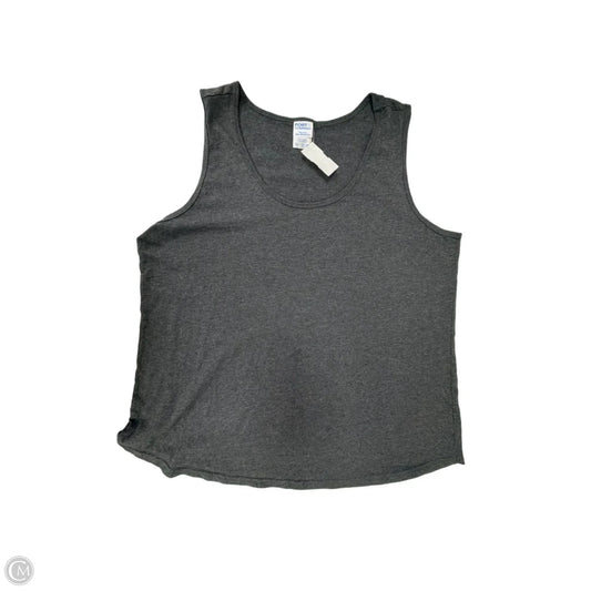 Tank Top By Port & Company In Grey, Size: 1x