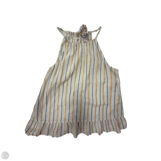 Tank Top By Nine West Apparel In Striped Pattern, Size: L