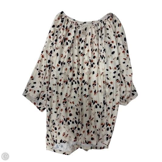 Top 3/4 Sleeve By Clothes Mentor In Multi-colored, Size: 4x