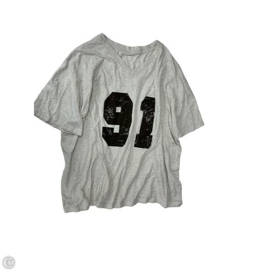 Top Short Sleeve By So In Beige, Size: 3x