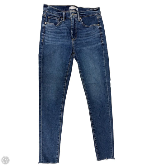 Jeans Skinny By Loft In Blue Denim, Size: 2