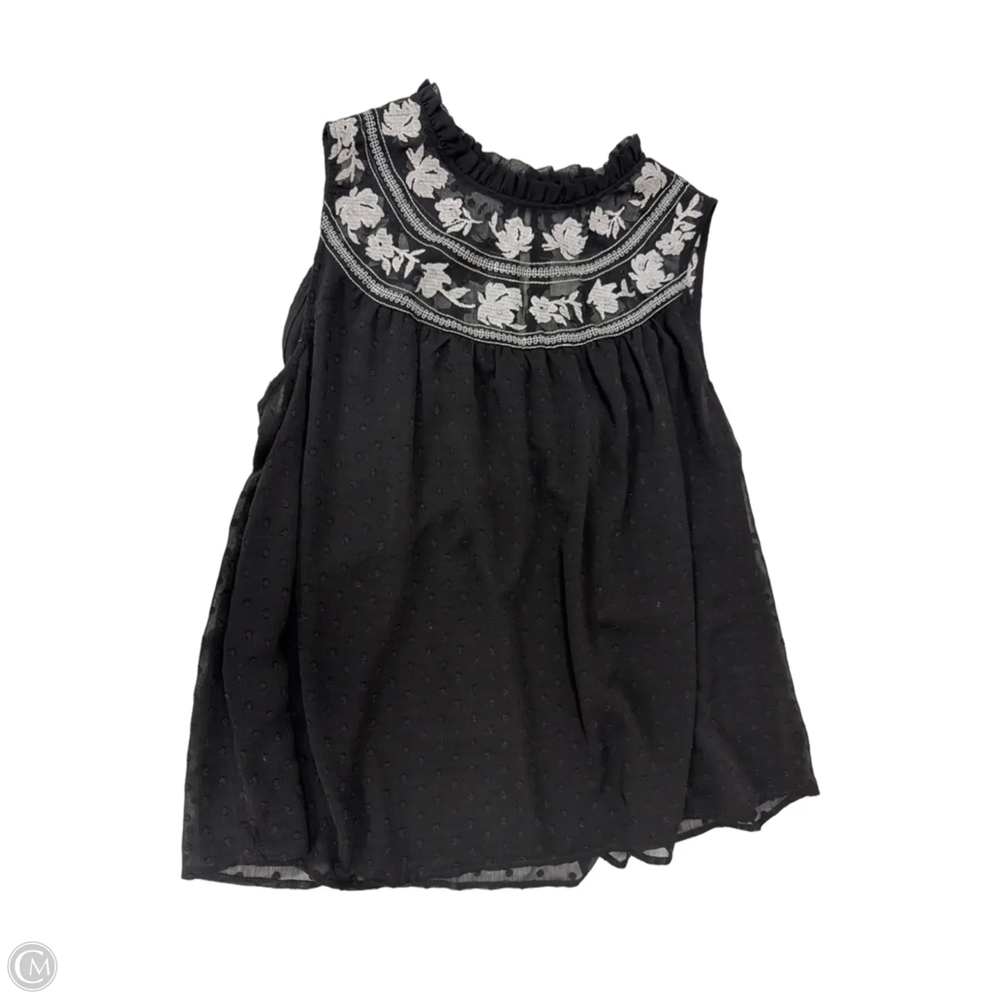 Top Sleeveless By Torrid In Black & White, Size: 2x