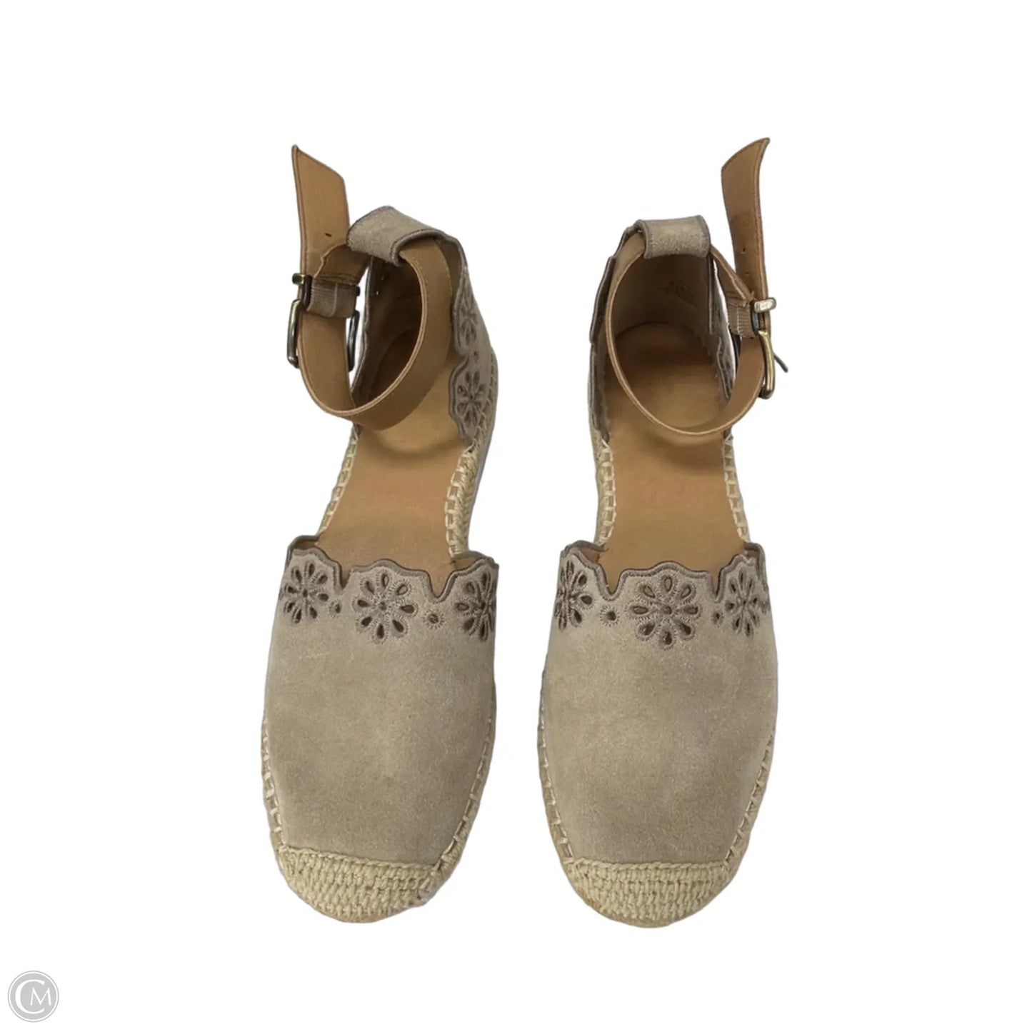Sandals Flats By Crown Vintage In Tan, Size: 9.5