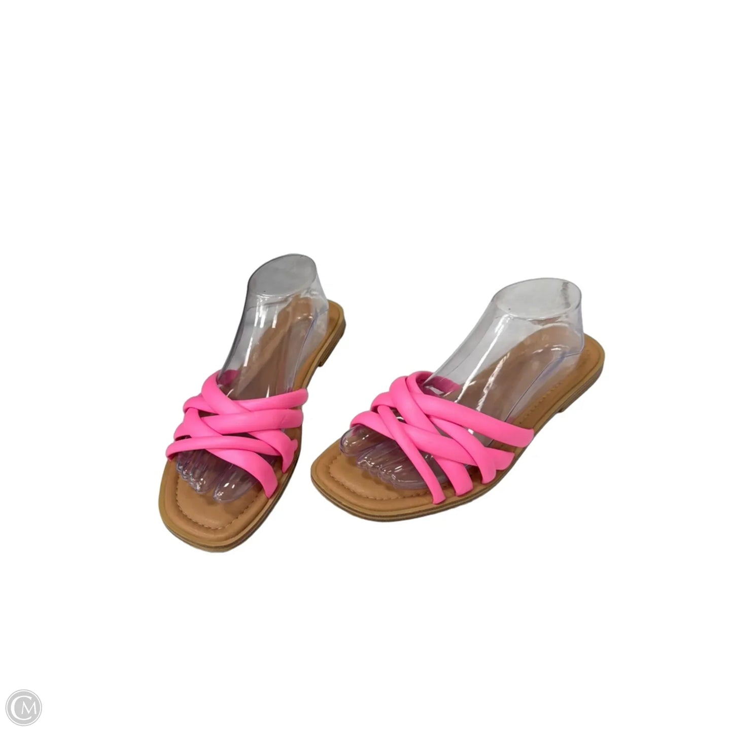 Sandals Flats By Universal Thread In Pink, Size: 10
