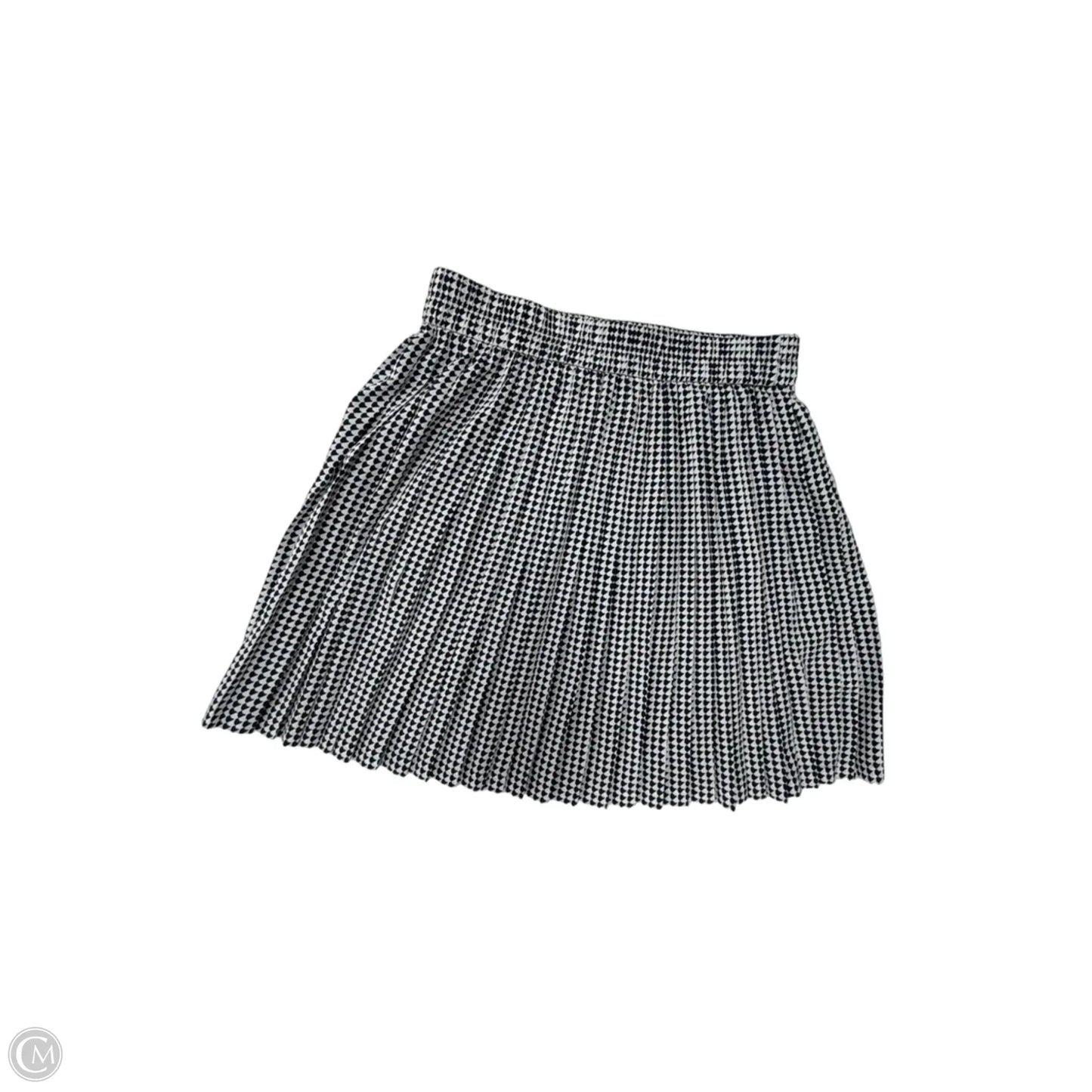 Skirt Mini & Short By Banana Republic In Blue & White, Size: S