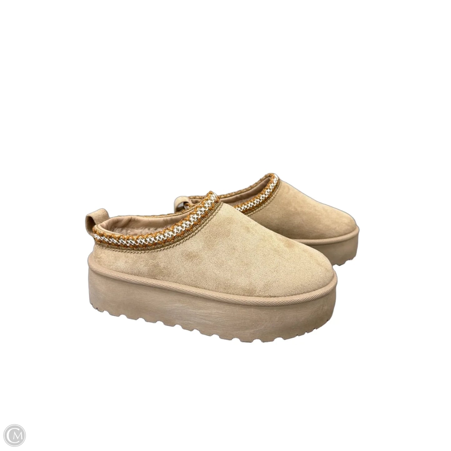 Shoes Heels Platform By Mudd In Tan, Size: 7.5