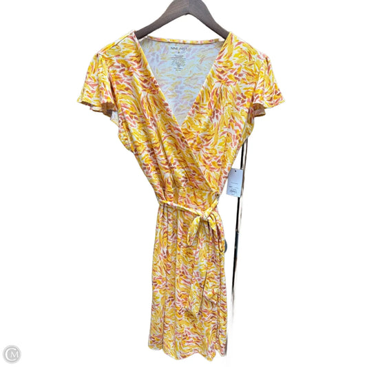 Dress Casual Short By Nine West Apparel In Yellow, Size: S