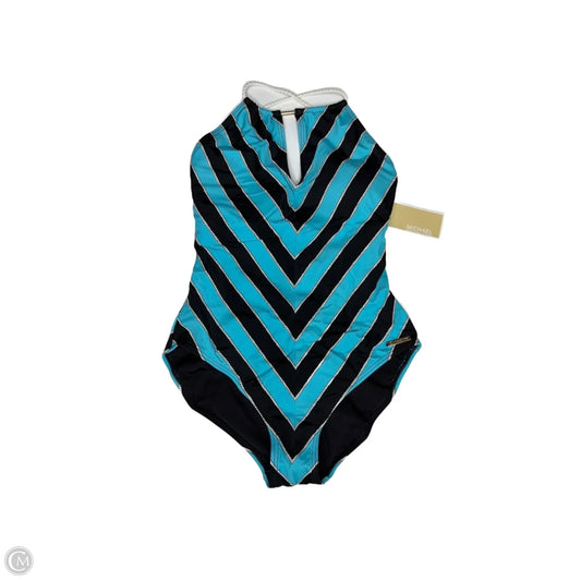 Swimsuit By Michael By Michael Kors In Striped Pattern, Size: M