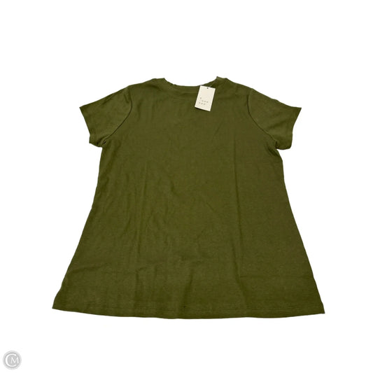 Top Short Sleeve By A New Day In Green, Size: 1x