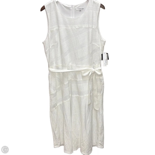 Dress Casual Maxi By Studio 1 In White, Size: 1x
