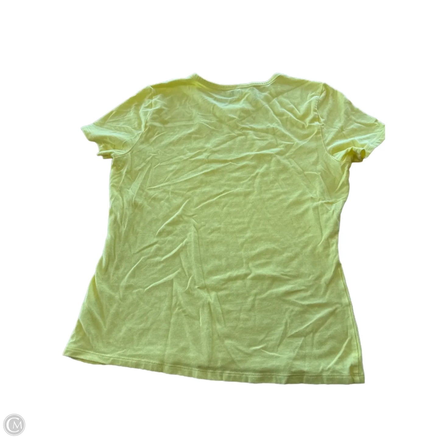 Top Short Sleeve Basic By Ana In Yellow, Size: M