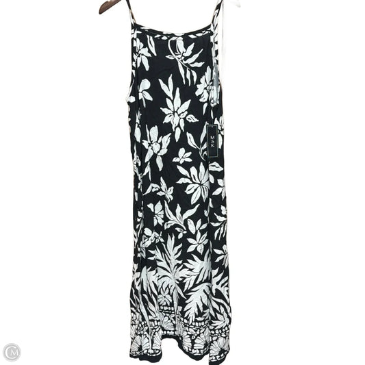 Dress Casual Maxi By Msk In Black & White, Size: Xl