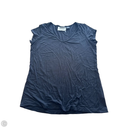 Top Short Sleeve By T Tahari In Black, Size: M