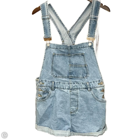 Overalls By Clothes Mentor In Blue Denim, Size: M