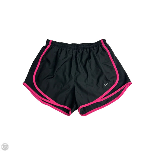 Athletic Shorts By Nike Apparel In Black & Pink, Size: S