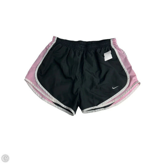 Athletic Shorts By Nike Apparel In Black & Pink, Size: M