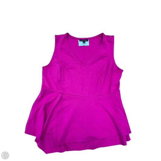 Top Sleeveless By Lane Bryant In Pink, Size: Xl