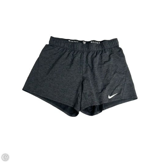 Athletic Shorts By Nike In Grey, Size: M