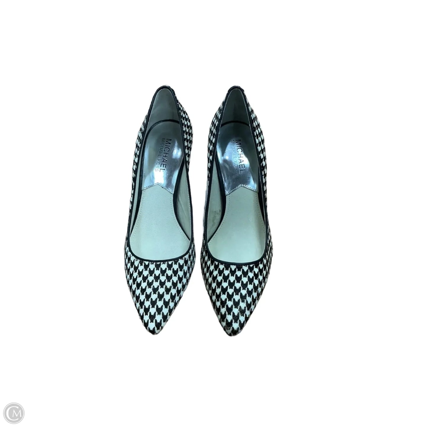 Shoes Heels Block By Michael By Michael Kors In Brown & White, Size: 7