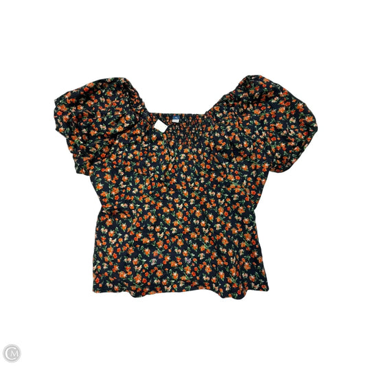 Top Sleeveless By Old Navy In Floral Print, Size: 1x