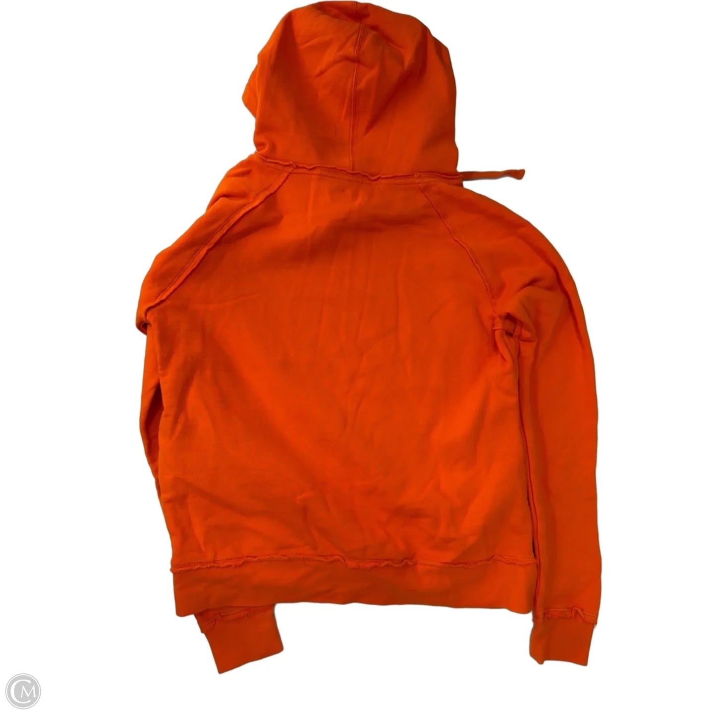 Sweatshirt Hoodie By Nfl In Orange, Size: M