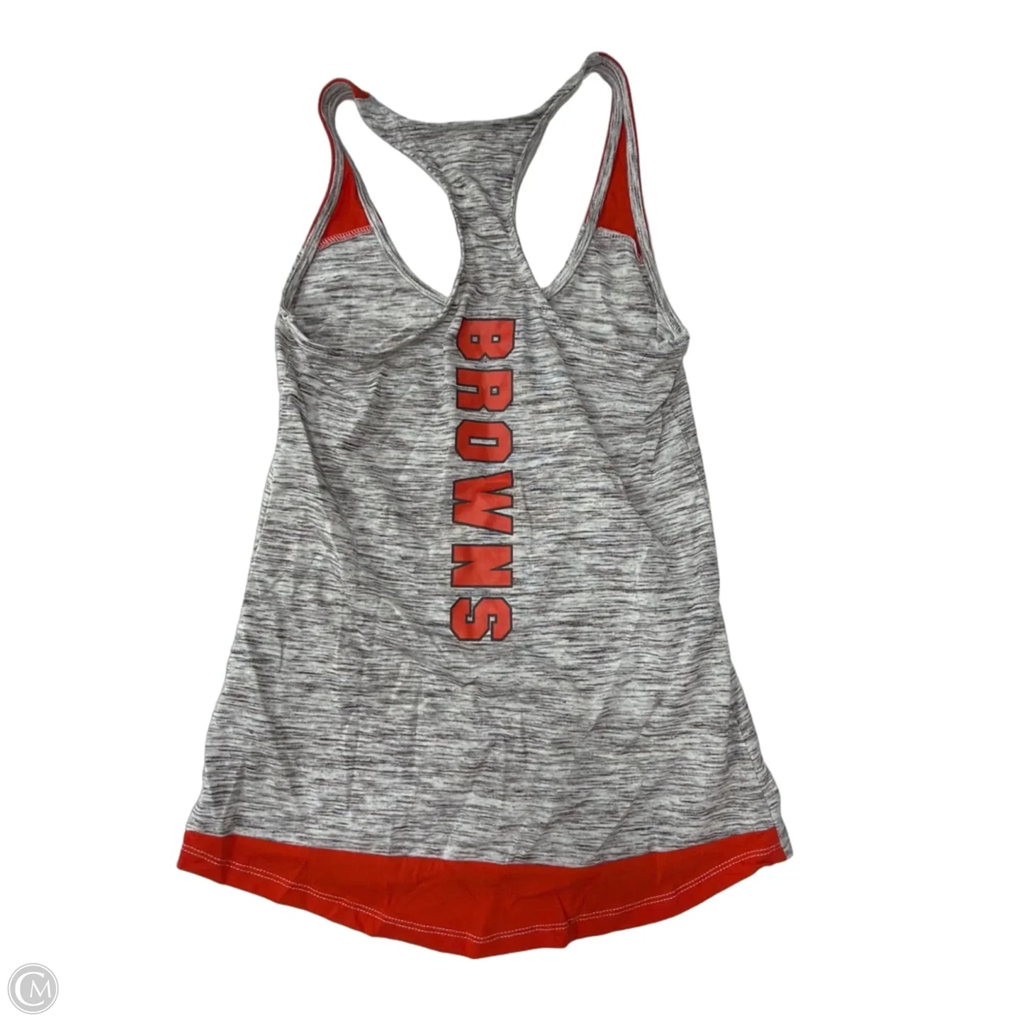 Tank Top By Nfl In Grey & Orange, Size: M