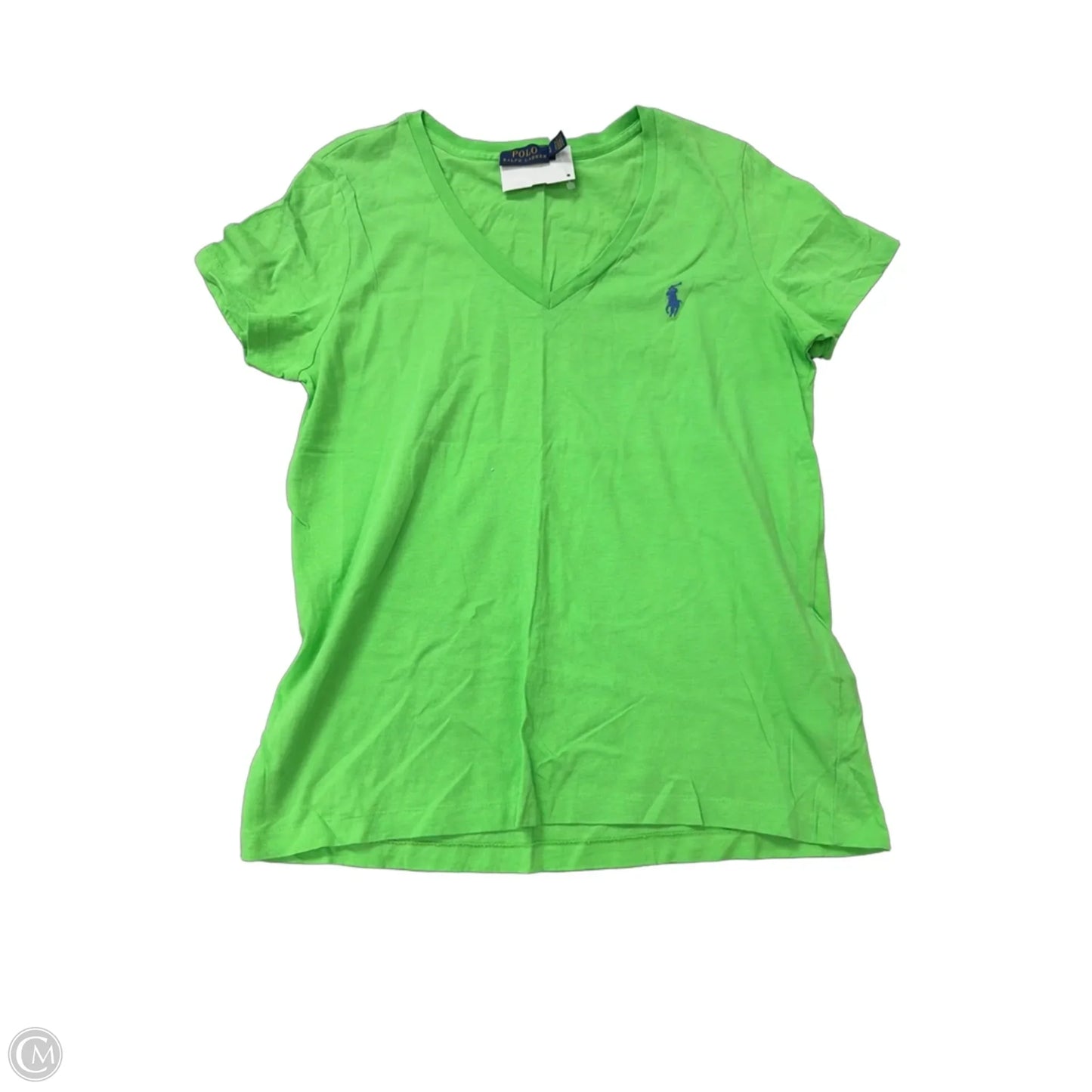 Top Short Sleeve Basic By Polo Ralph Lauren In Green, Size: L