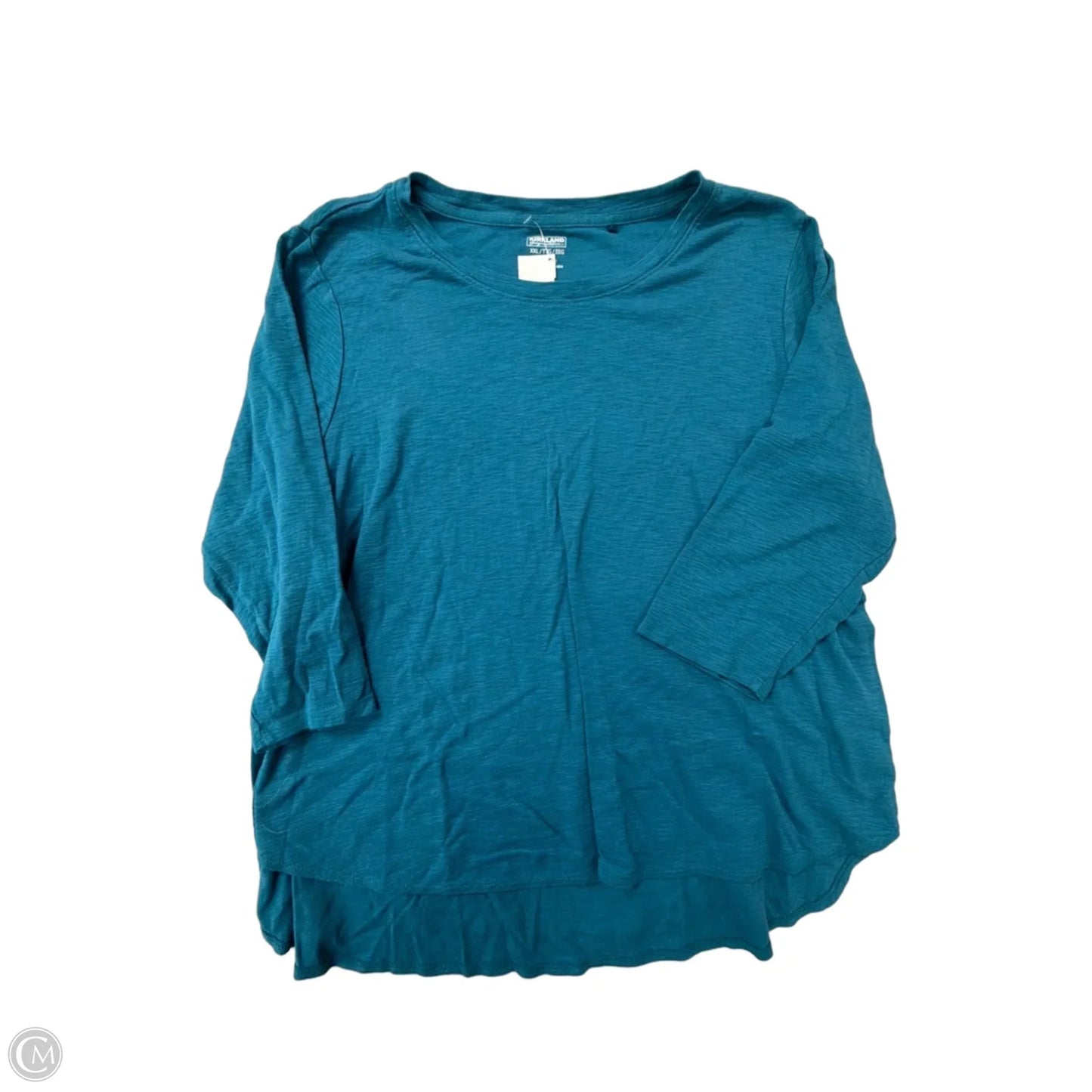Top Long Sleeve By Kirkland In Blue, Size: 1x