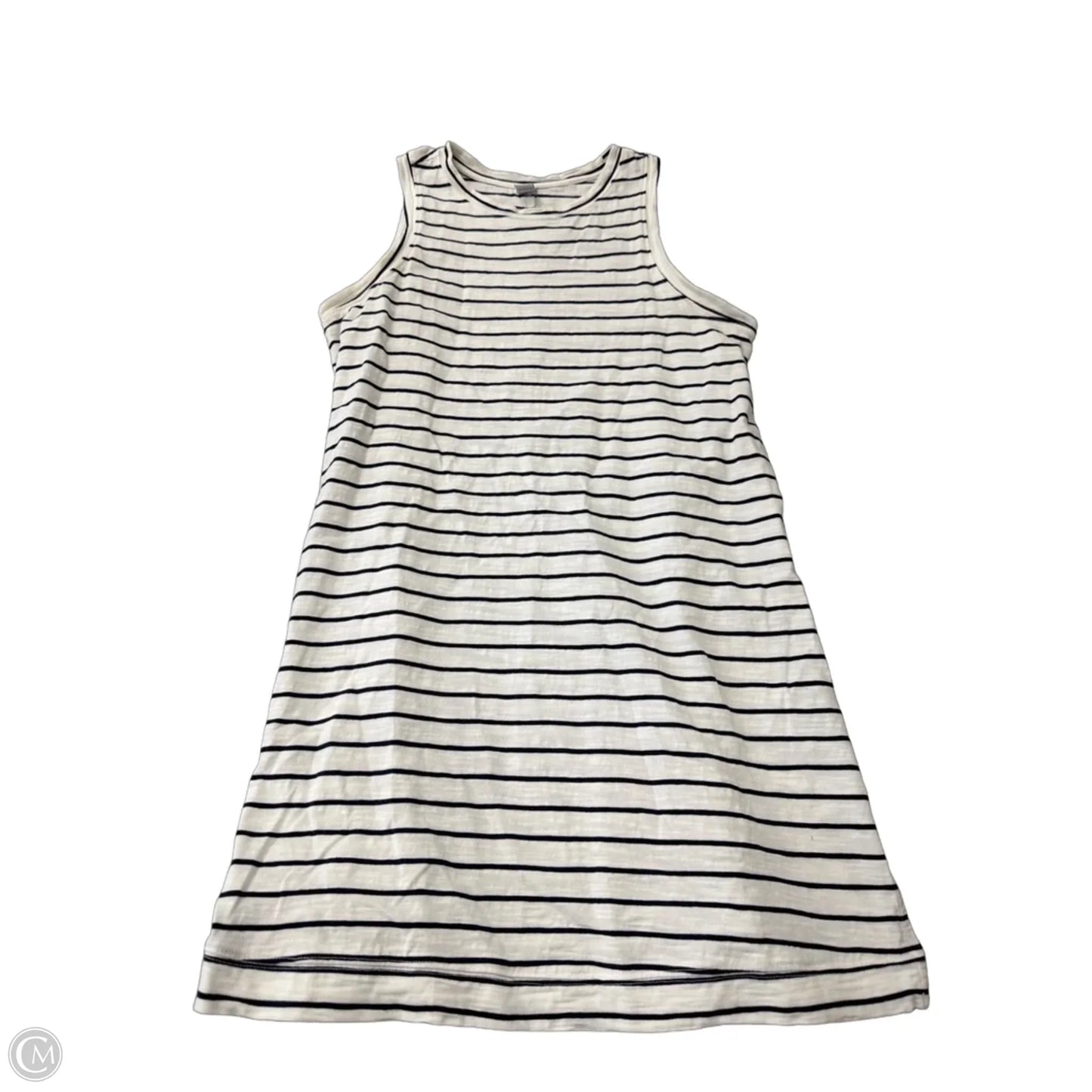Dress Casual Midi By Old Navy In Striped Pattern, Size: M