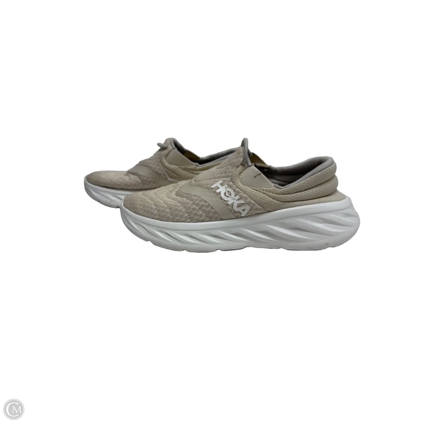 Shoes Sneakers By Hoka In Cream, Size: 5