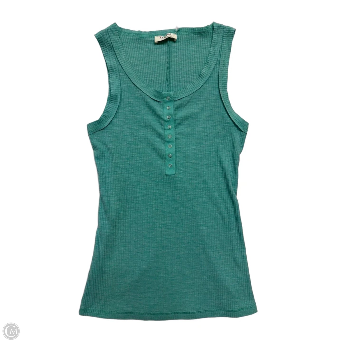 Tank Top By Zenana In Teal, Size: M