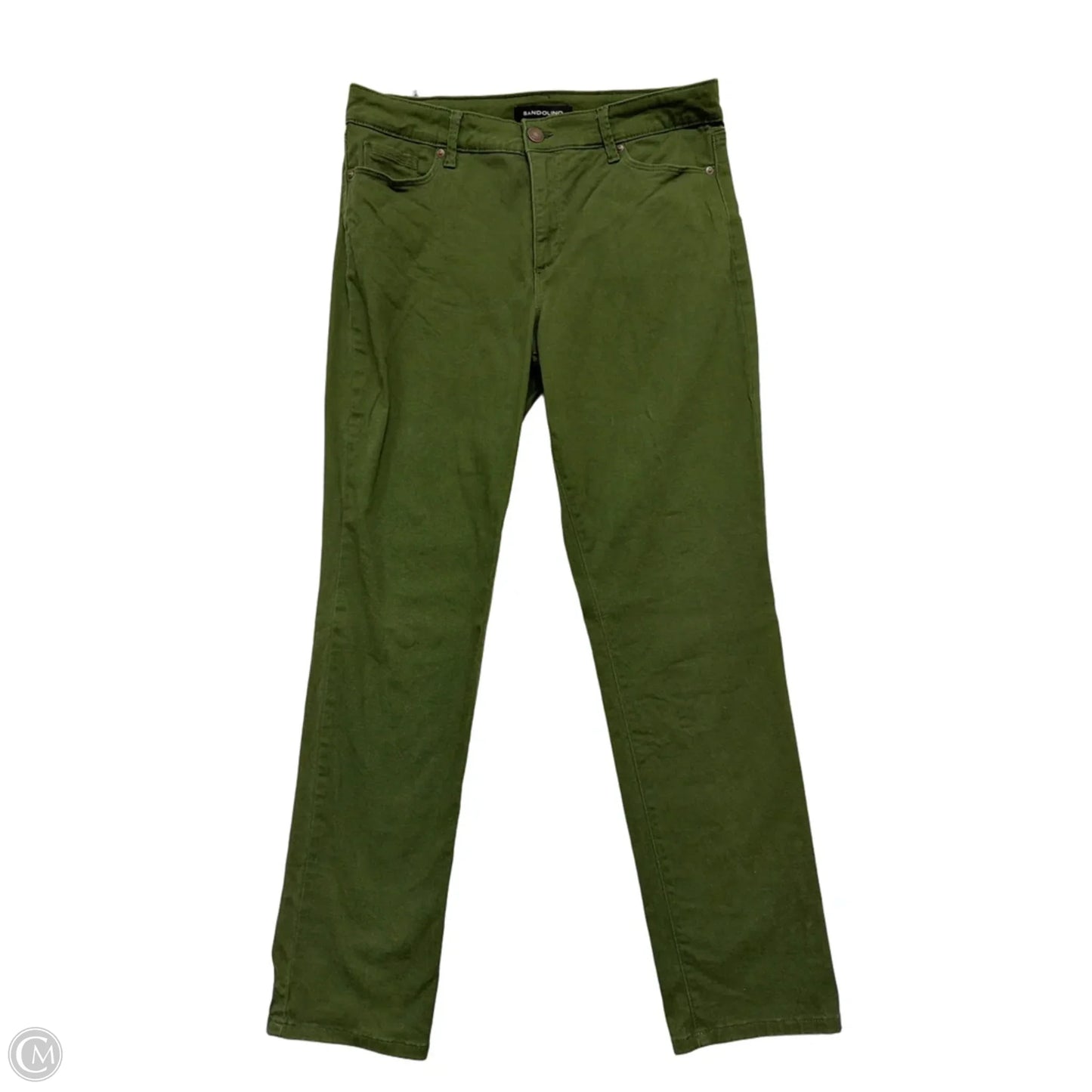 Jeans Straight By Bandolino In Green, Size: 12