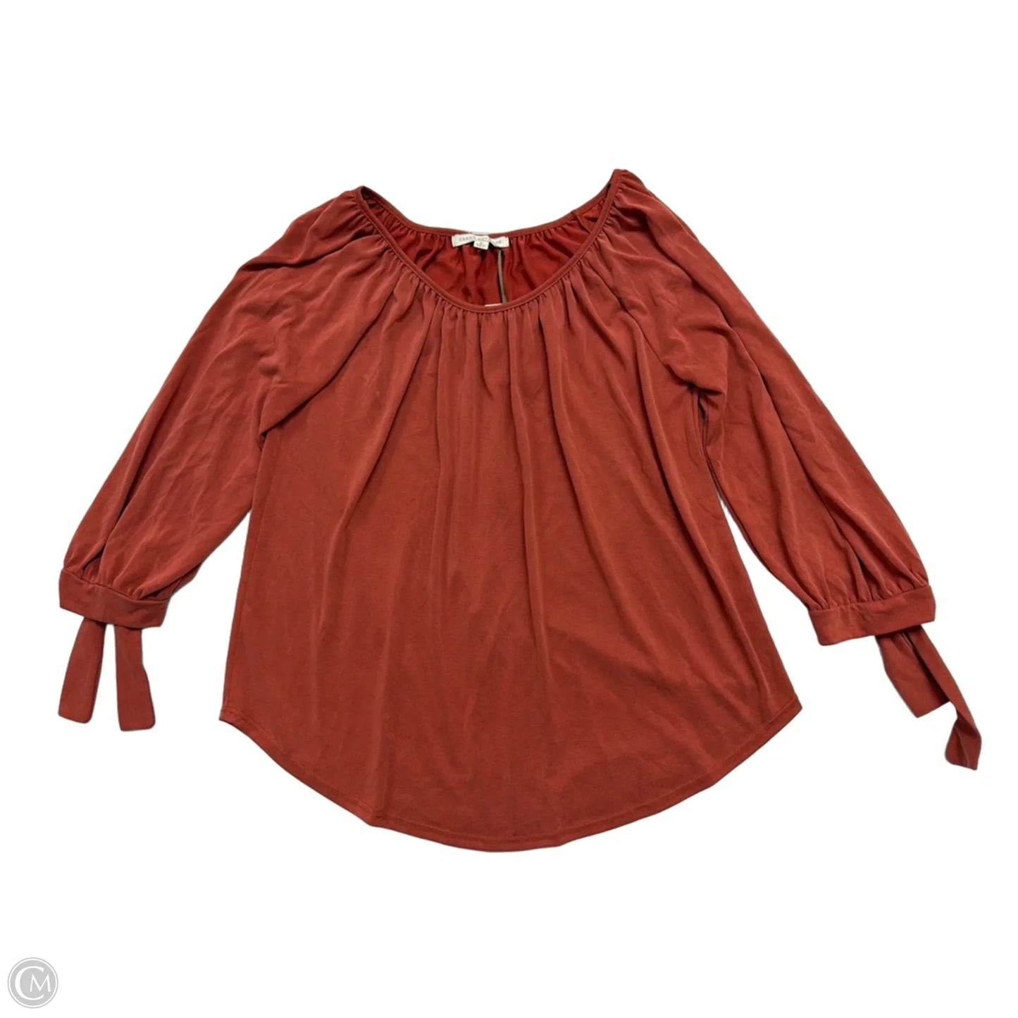 Top 3/4 Sleeve By Green Envelope In Red, Size: M