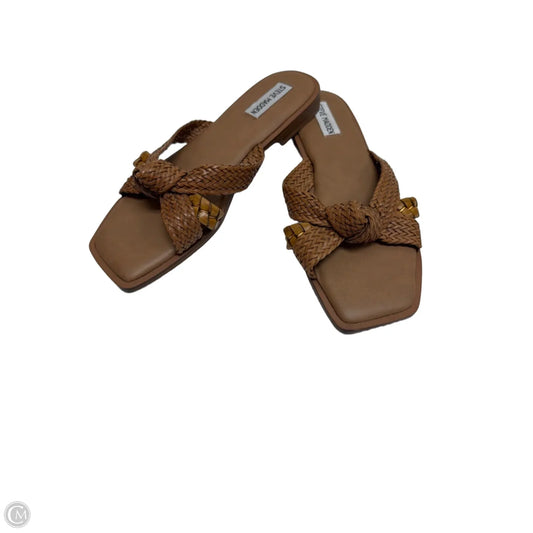 Sandals Flats By Steve Madden In Brown, Size: 9