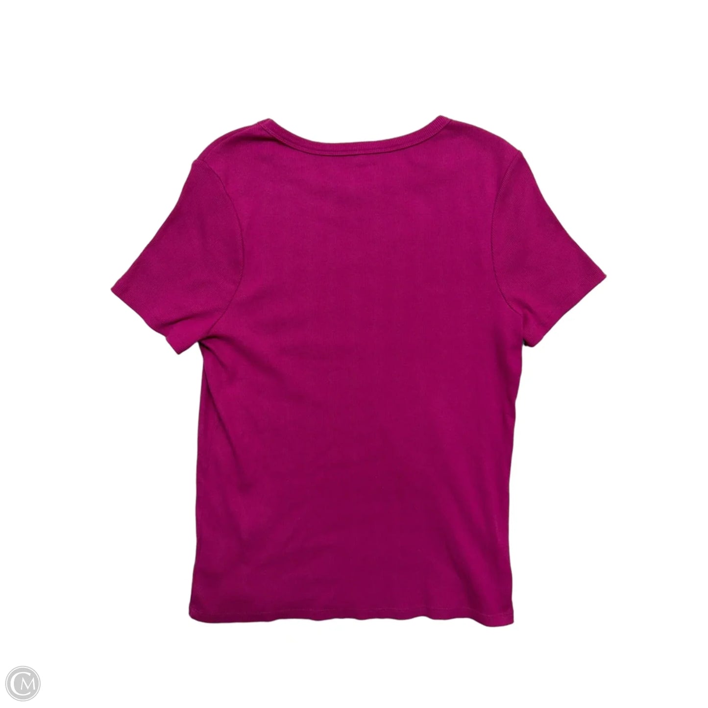 Top Short Sleeve By Time And Tru In Pink, Size: Xl