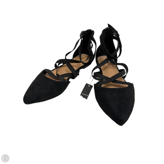 Shoes Flats By Torrid In Black, Size: 10