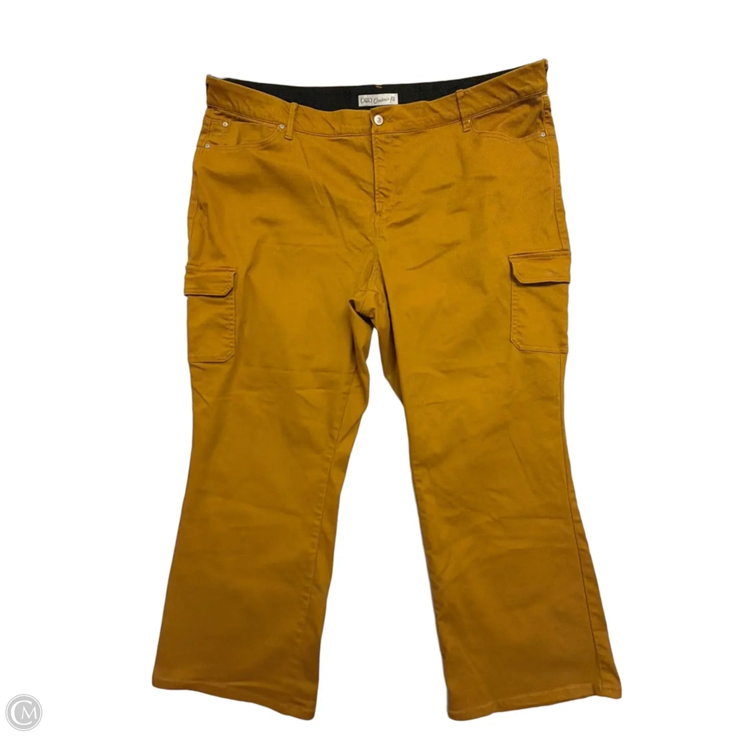 Pants Cargo & Utility By Cato In Yellow, Size: 26