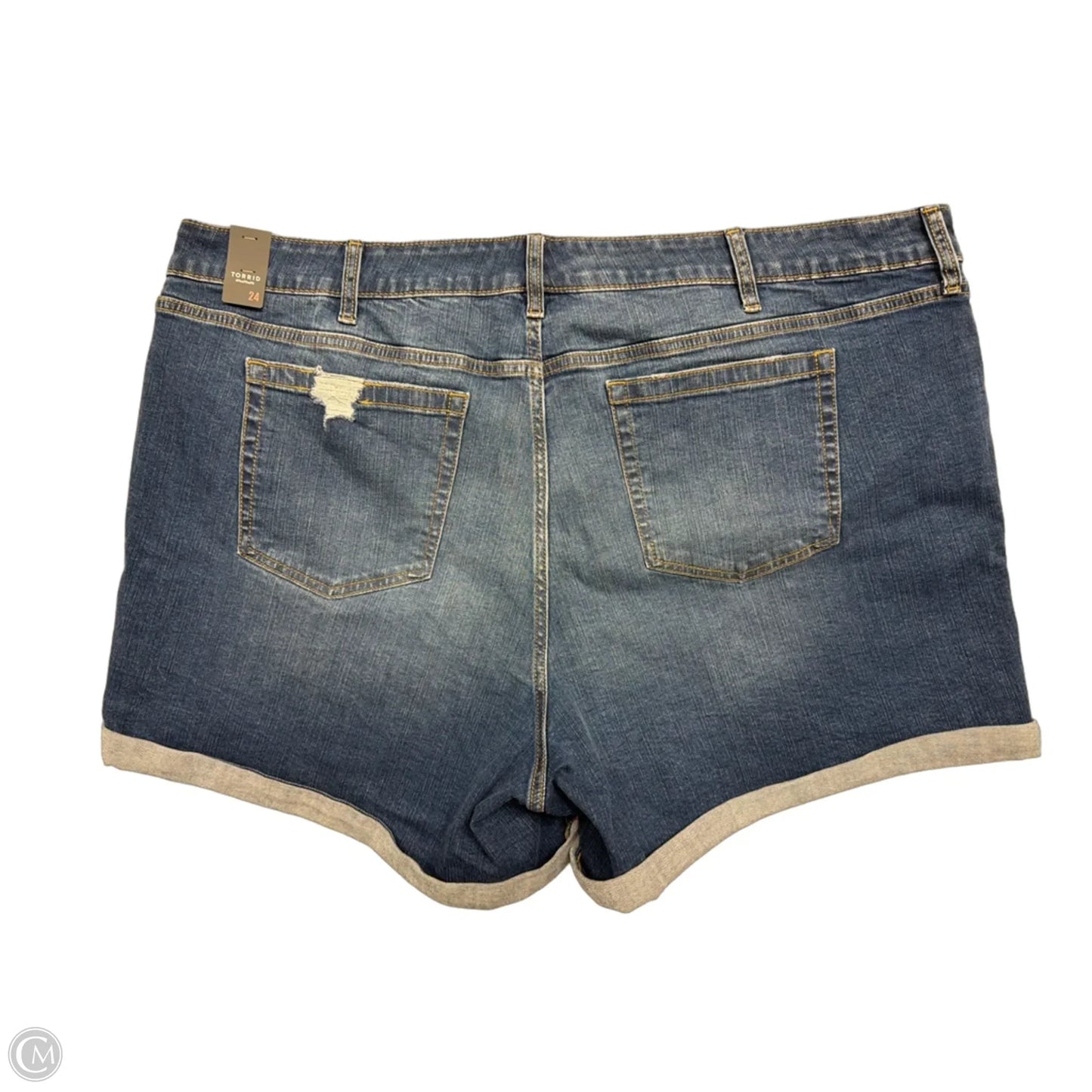 Shorts By Torrid In Blue Denim, Size: 24